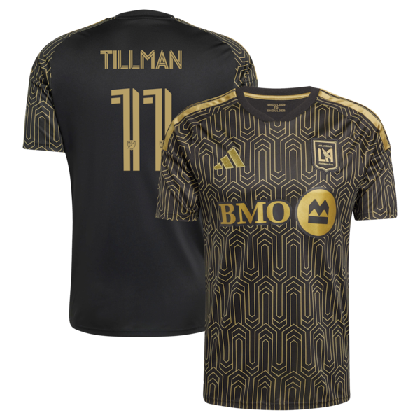 Timothy Tillman Lafc Adidas 2026 Primary KIT Replica Jersey Black 2026