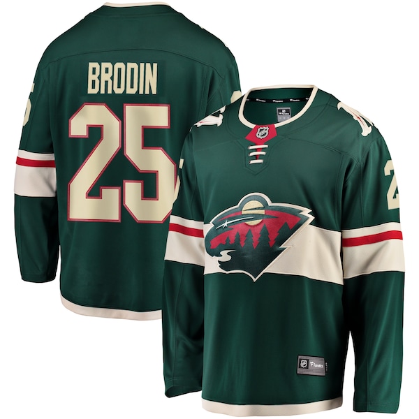 Jonas Brodin Minnesota Wild Fanatics Breakaway Jersey Green 2026/27