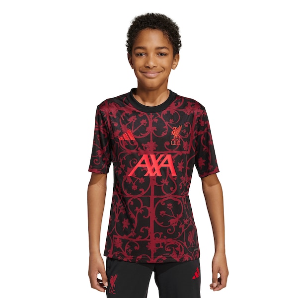Liverpool Adidas PRE Match Trikot Schwarz 2025/26