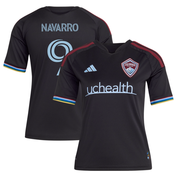 Rafael Navarro Colorado Rapids Adidas Youth 2026 Colorful Colorado Replica Jersey Black 2026