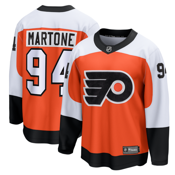 Porter Martone Philadelphia Flyers Fanatics Breakaway Jersey Orange 2025/26