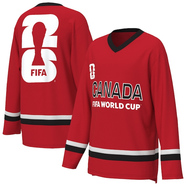 Outerstuff RED Fifa World CUP 2026 Canada Hockey Jersey 2026