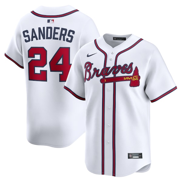 Deion Sanders Atlanta Braves Nike Limited Player Jersey White 2025/26
