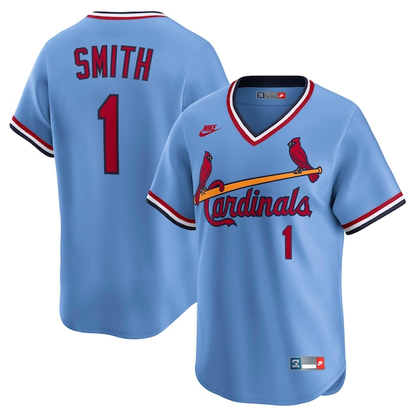 Ozzie Smith ST Louis Cardinals Nike Throwback Cooperstown Collection Limited Jersey Blue 2026/27