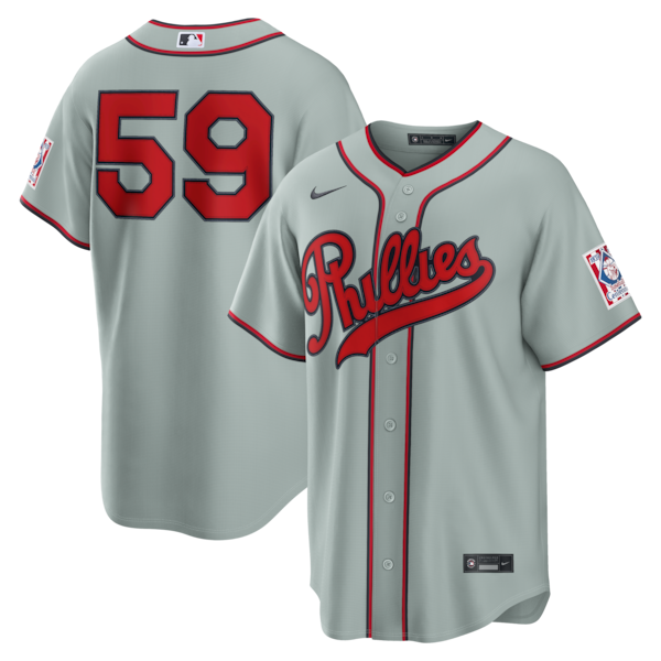 Jhoan Duran Philadelphia Phillies Nike 2026 Field of Dreams Stadium Jersey Gray 2026