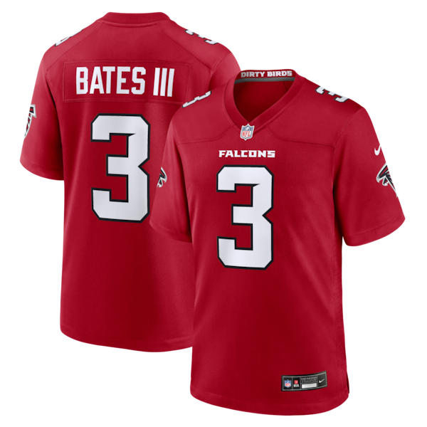 Jessie Bates III Atlanta Falcons Nike Game Jersey RED 2025/26