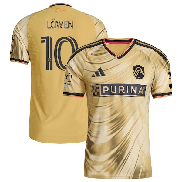 Eduard Löwen ST Louis City SC Adidas 2026 THE Tina Turner KIT ON Field Authentic Patch Jersey Yellow 2026