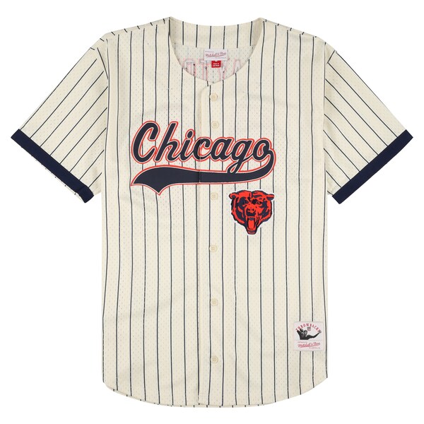 Mitchell AND Ness Walter Payton Chicago Bears Name AND Number ON THE Clock Mesh Button UP Jersey 2025/26