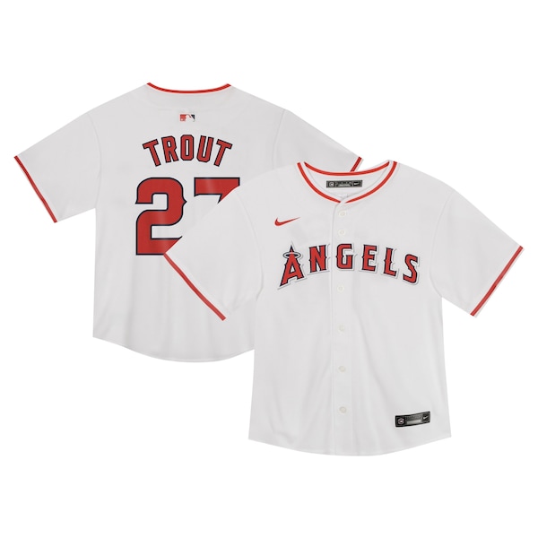 Mike Trout LOS Angeles Angels Nike Toddler Game Jersey White 2026/27