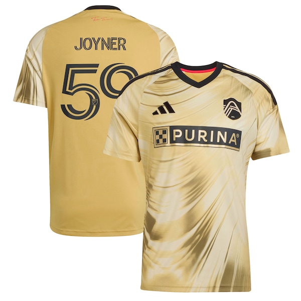 Mykhi Joyner ST Louis City SC Adidas 2026 the Tina Turner KIT Replica Jersey Yellow 2026