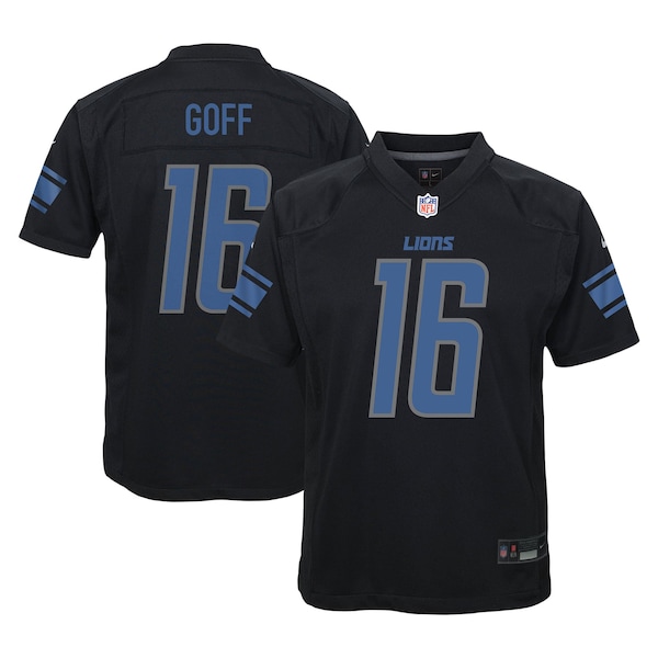 Jared Goff Detroit Lions Nike Game Jersey Black 2025/26