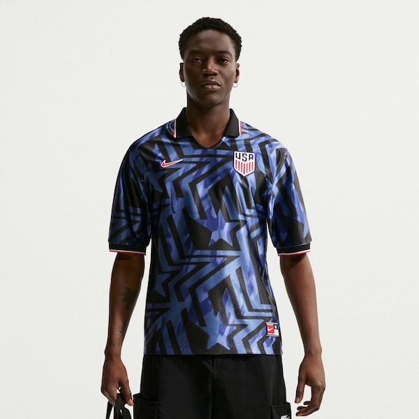 Usmnt Nike DRI FIT Energy Lifestyle Jersey Blue 2026