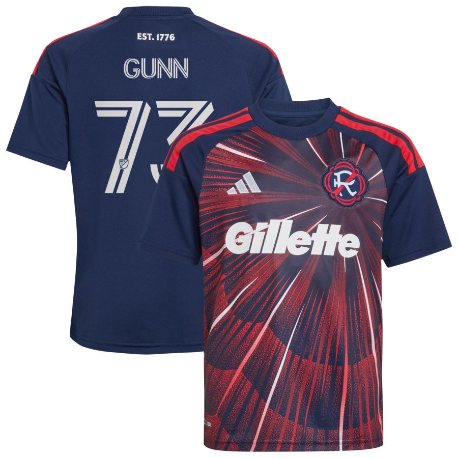 Mamadou Fofana Adidas Blue NEW England Revolution 2026 Independence DAY Replica Custom Jersey 2026