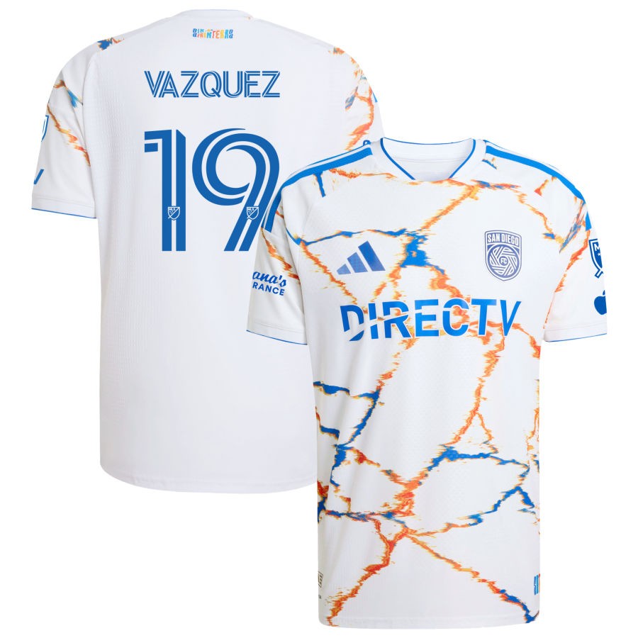SAN Diego FC Adidas 2026 Unprecedented Unity KIT ON Field Authentic Patch Custom Jersey White 2026