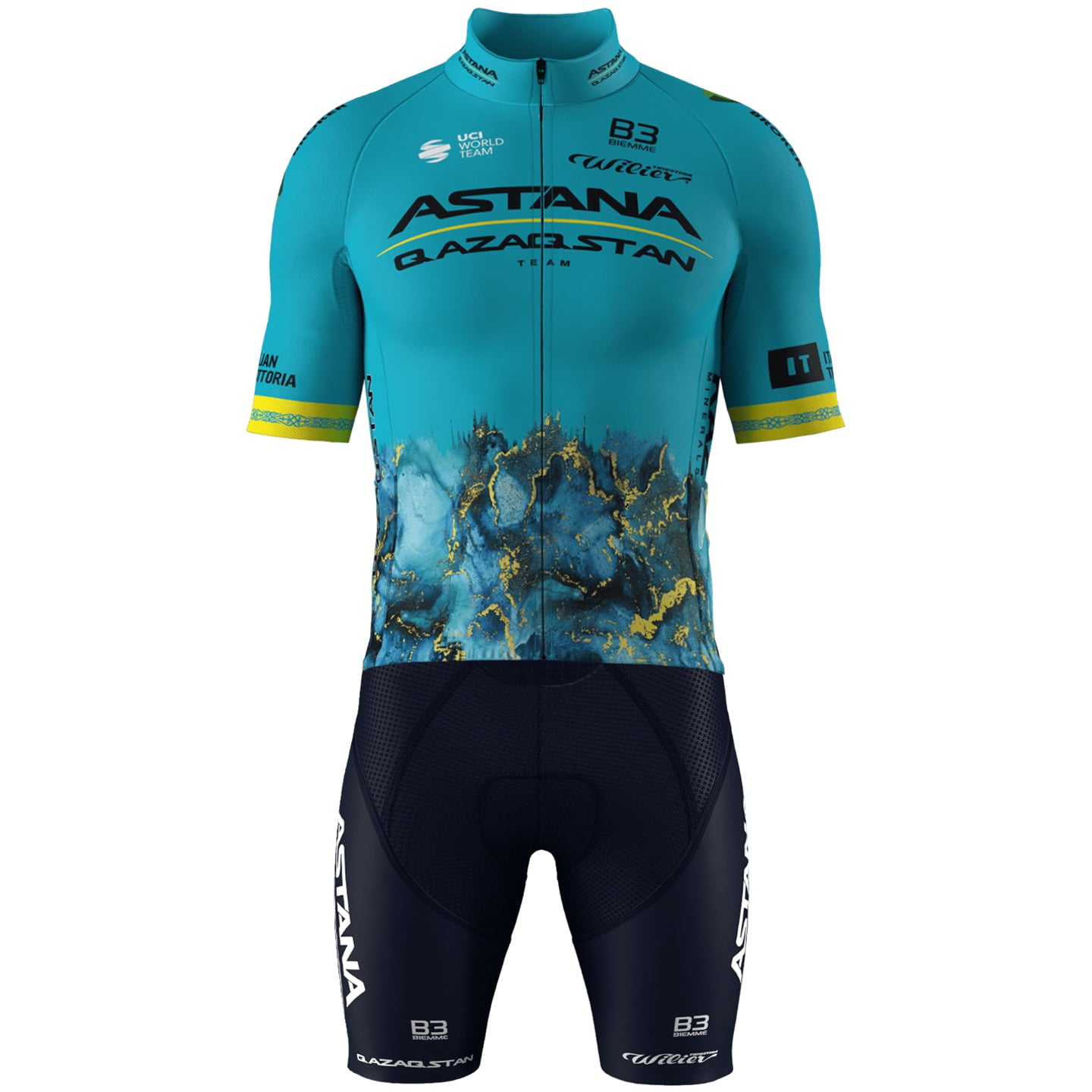 Astana Qazaqstan Team Set (Trikot + Hose) 2024