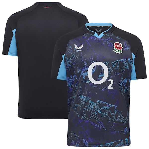 England Rugby Alternate Replica Trikot 2025 26 Schwarz 2025/26