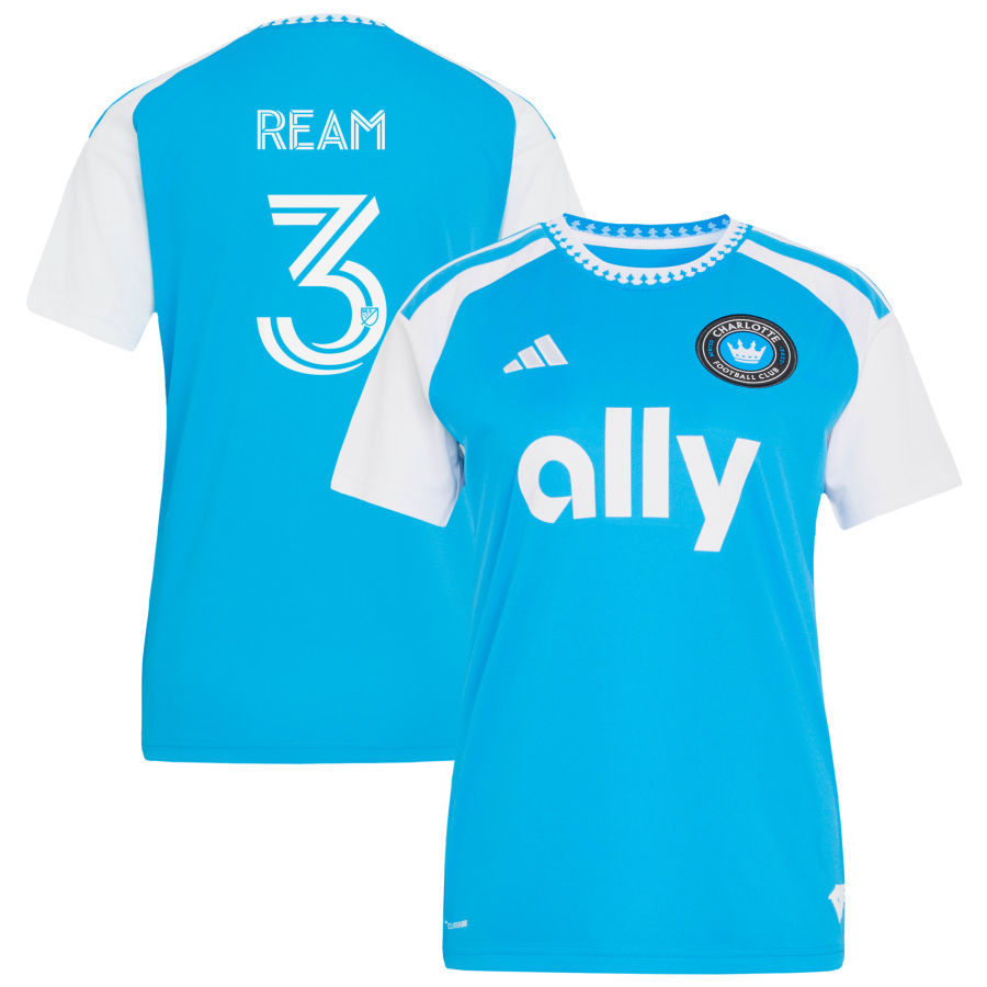 Wilfried Zaha Charlotte FC Adidas Youth 2026 Carolina Kit: Crowns Up Replica Jersey 2026