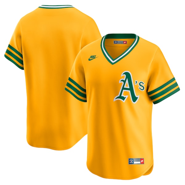 Athletics Nike Cooperstown Collection Limited Jersey Gold 2025/26