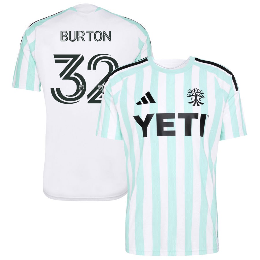 Myrto Uzuni Austin FC Adidas Womens 2026 THE Rooted KIT Replica Jersey White 2026