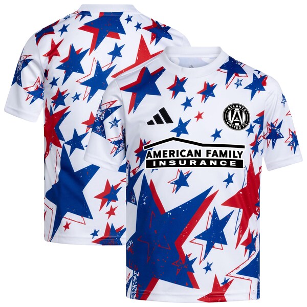 Atlanta United FC Adidas 2026 Americana PRE Match Jersey White 2026