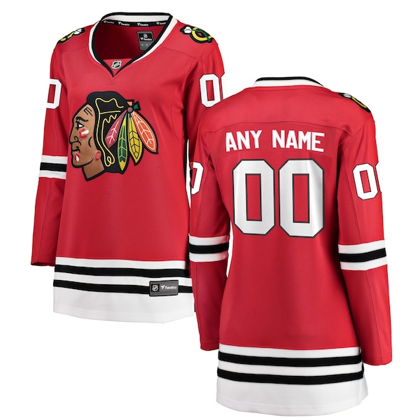 Fanatics RED Chicago Blackhawks Breakaway Custom Jersey 2025/26