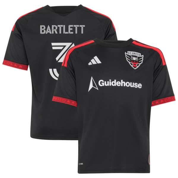 Adidas Gabriel Pirani Black DC United 2026 Black and RED KIT Replica Jersey 2026