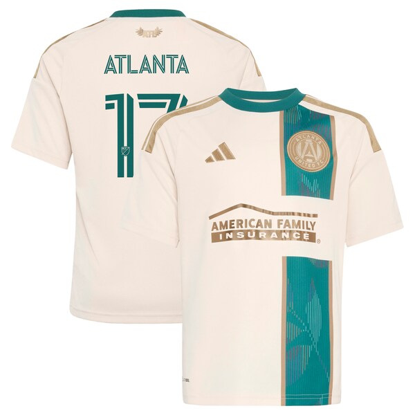 Atlanta United FC Adidas Youth 2026 Spirit OF 96 Replica Jersey TAN 2026