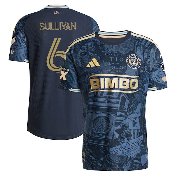 Cavan Sullivan Philadelphia Union Adidas Youth 2026 1776 KIT Replica Jersey Navy 2026
