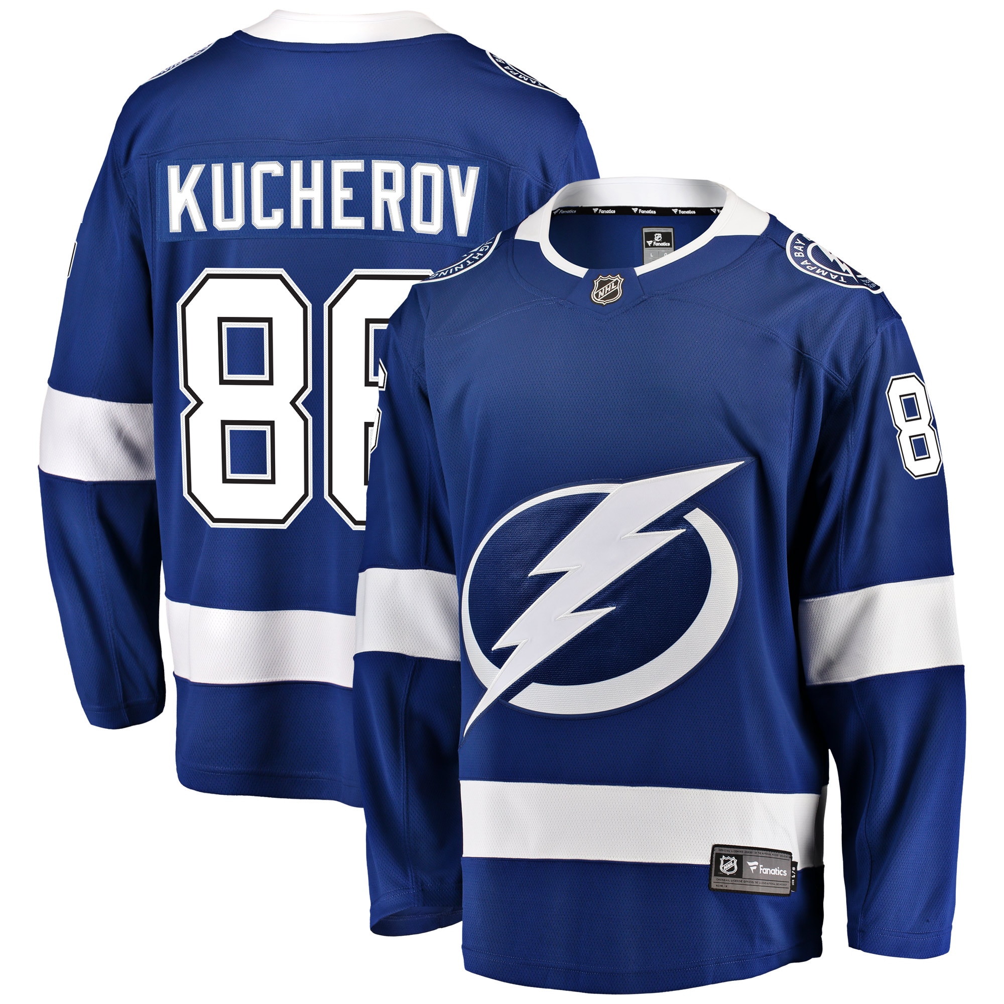 Blaues Tampa BAY Lightning Breakaway Trikot VON Fanatics Nikita Kucherov FÜR 2025/26