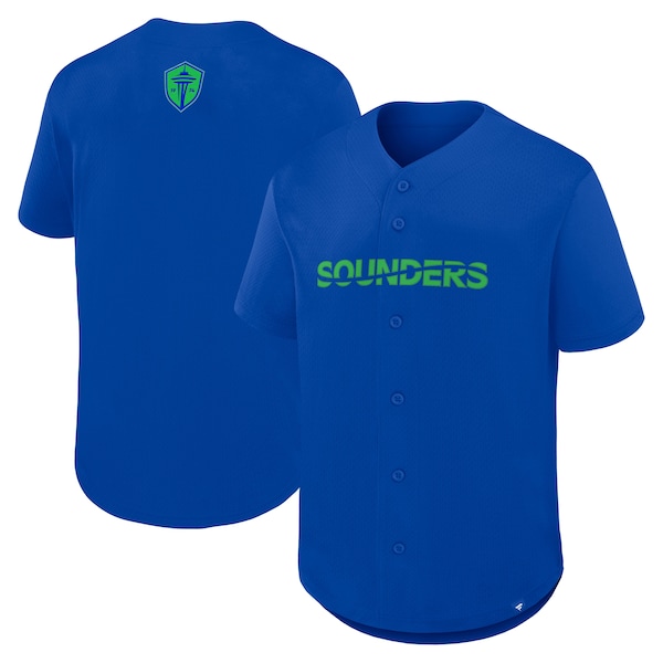 Seattle Sounders FC Fanatics Maximum Intensity Button UP Jersey Blue 2026/27