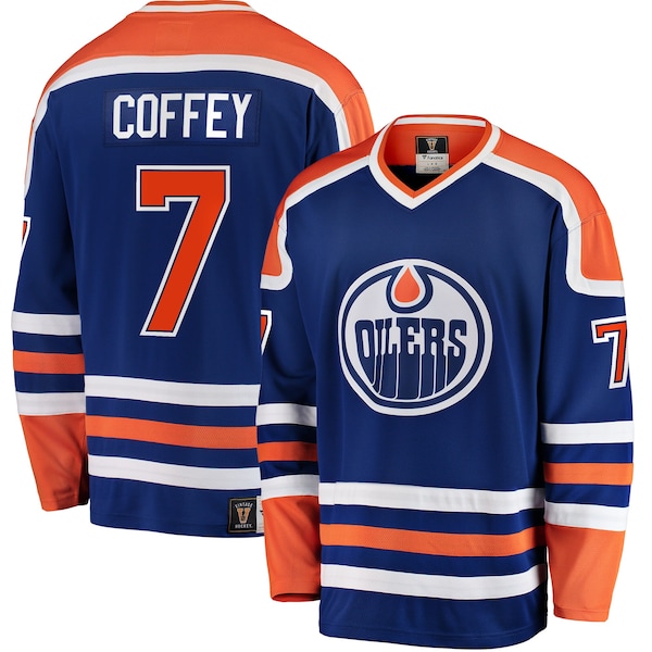 Paul Coffey Edmonton Oilers Fanatics Premier Breakaway Retired Player Jersey Blue 2025/26