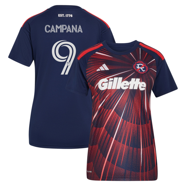Leonardo Campana NEW England Revolution Adidas Womens 2026 Independence DAY Replica Jersey Blue 2026