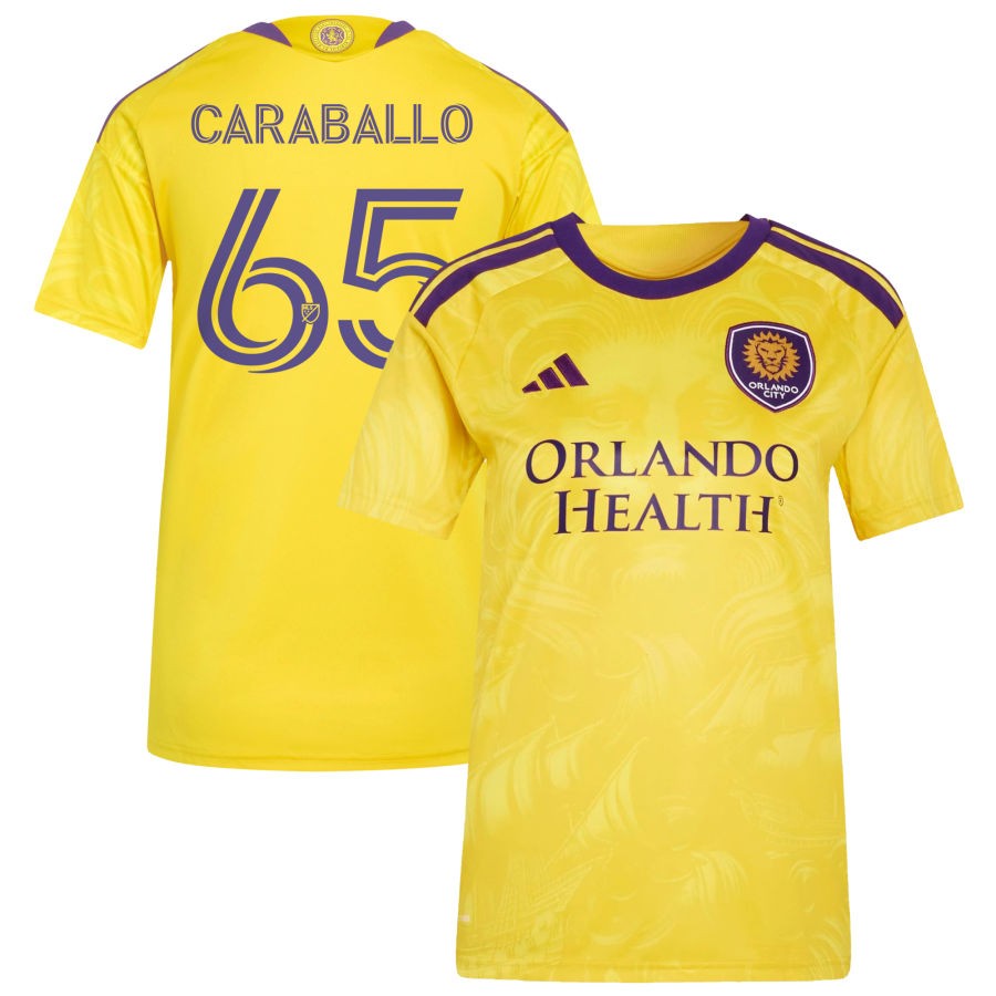 Orlando City SC Adidas Womens 2026 Sunken Treasure KIT Replica Custom Jersey Gold 2026
