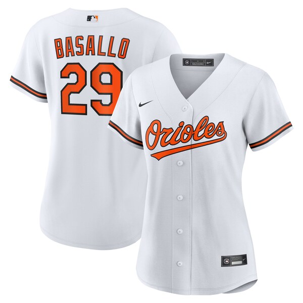 Samuel Basallo Baltimore Orioles Nike Womens Replica Player Jersey White 2025/26
