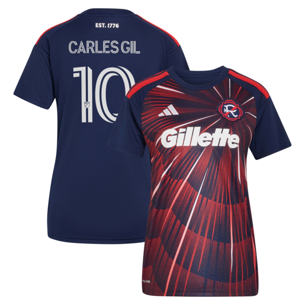 Adidas Carles GIL Blue NEW England Revolution 2026 Independence DAY Replica Jersey 2026