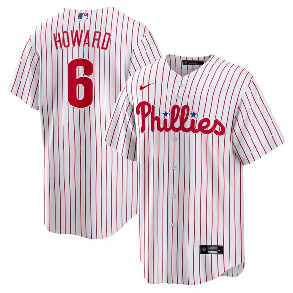 Ryan Howard Philadelphia Phillies Nike Replica Player Jersey White 2025/26