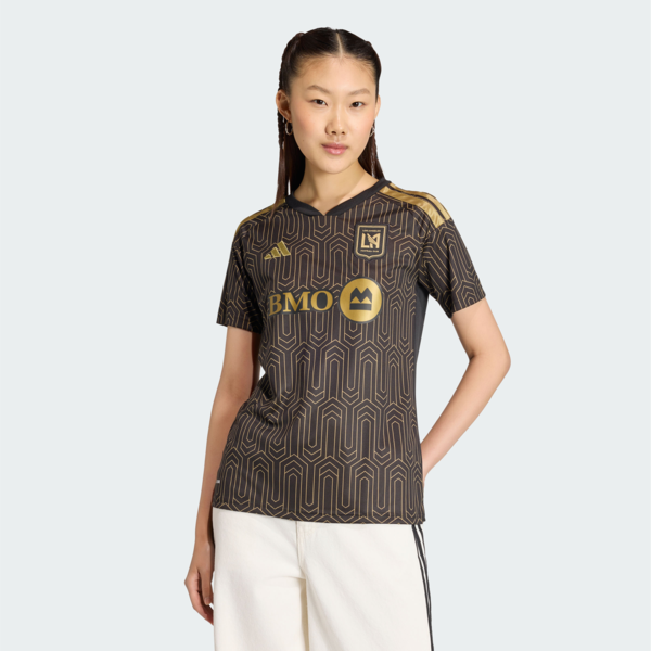 Lafc Adidas Womens 2026 Primary KIT Replica Jersey Black 2026