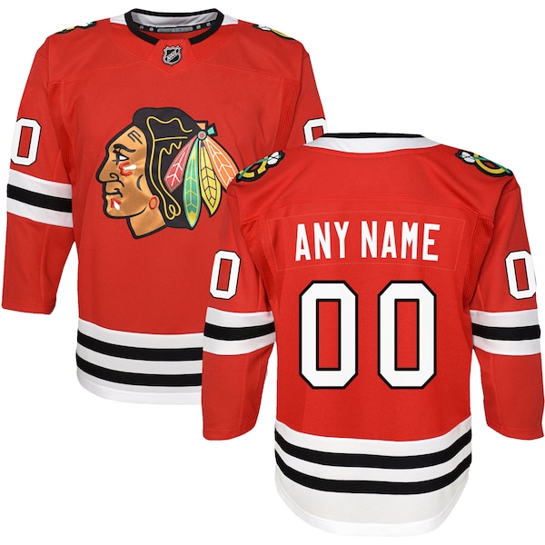 Chicago Blackhawks Fanatics Youth Premier Breakaway Blank Jersey RED 2025/26