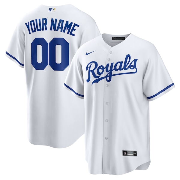 Kansas City Royals Nike Replica Custom Jersey White 2026/27