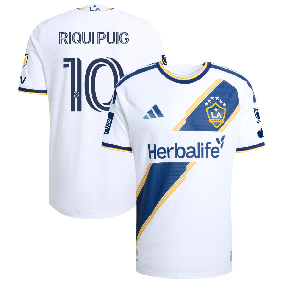 LA Galaxy Adidas 2026 the Velocity KIT ON Field Authentic Patch Custom Jersey White 2026