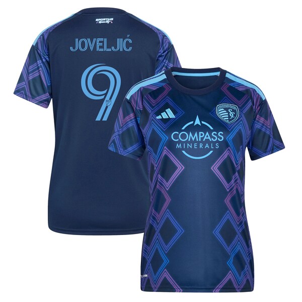 Adidas Dejan Joveljic Blue Sporting Kansas City 2026 the 18th Vine KIT Replica Jersey 2026
