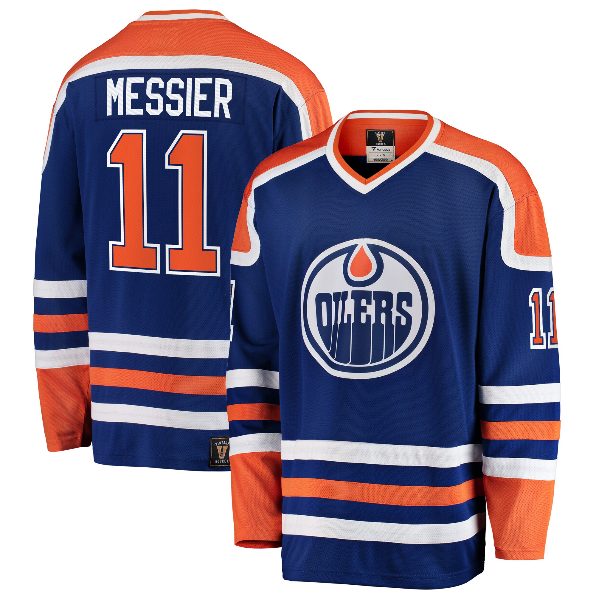 Mark Messier Edmonton Oilers Fanatics Premier Breakaway Retired Player Jersey Royal 2025/26