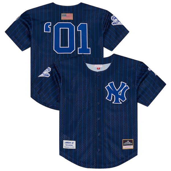 NEW York Yankees JAY Z Blueprint Mesh Jersey 2025/26
