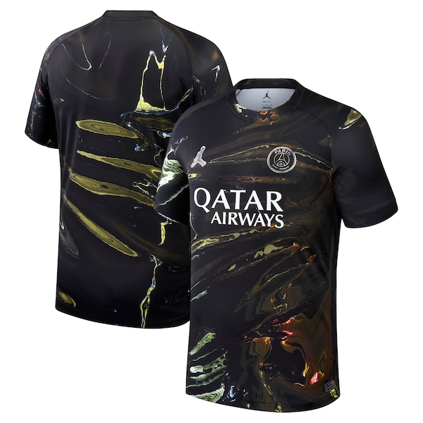 Paris Saint Germain Jordan Brand 2025 26 Night Edition Stadium Replica Jersey Black 2025/26