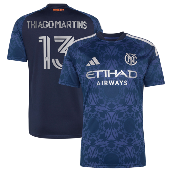 Thiago Martins NEW York City FC Adidas 2026 THE ALL Nations KIT Replica Jersey Blue 2026