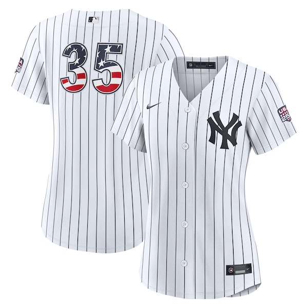 Fourth of July NEW York Yankees Cody Bellinger Nike White USA 250 Stadium Jersey 2026/27