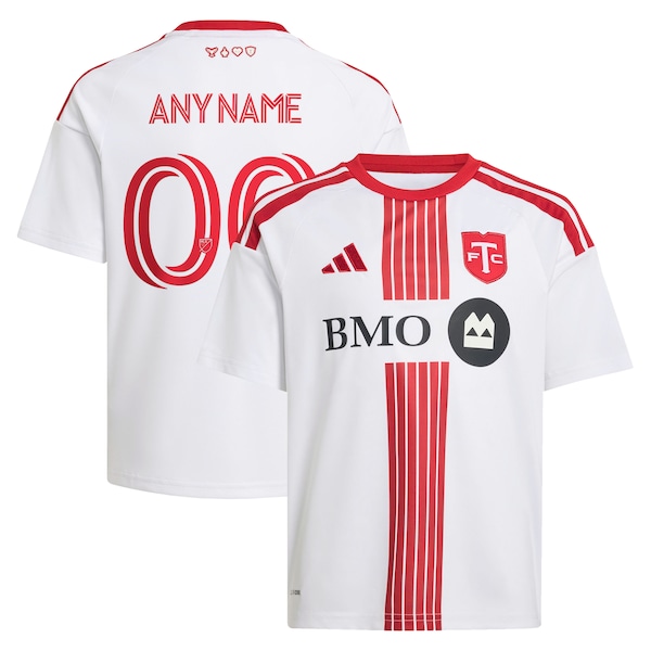 Toronto FC Adidas Youth 2026 THE SIX Replica Custom Jersey White 2026