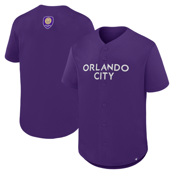 Orlando City SC Fanatics Maximum Intensity Button UP Jersey Purple 2025/26