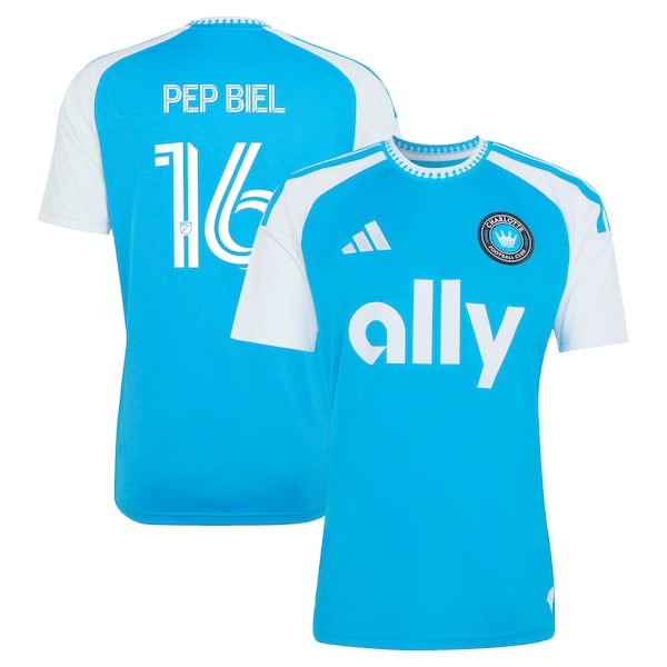 PEP Biel Charlotte FC Adidas 2026 Carolina Kit: Crowns UP Replica Jersey Blue 2026