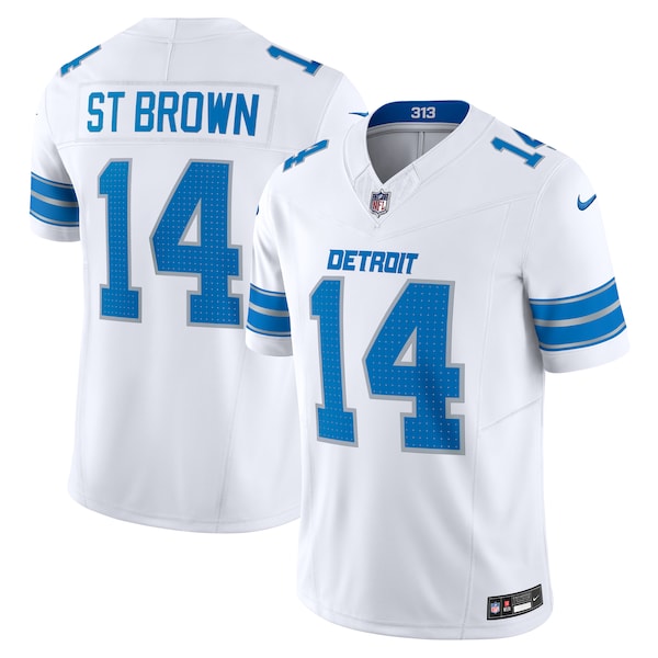 Nike Amon RA ST Braun Weiß Detroit Lions Vapor Fuse Limited Trikot FÜR 2025/26